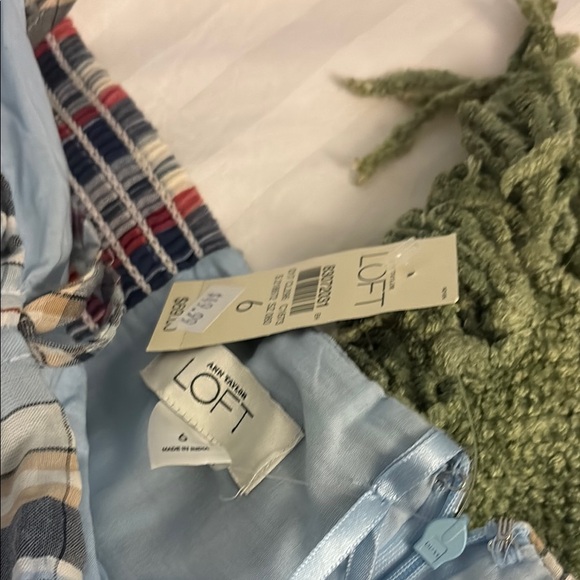 Loft Women's plaid sleeveless dress in Red and Blue - Picture 2 of 4